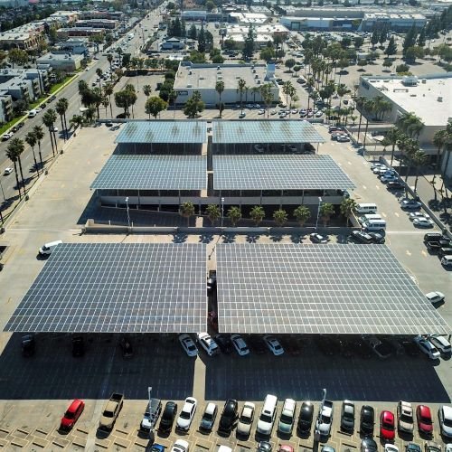 40KW Solar Panel Carport (10-car)