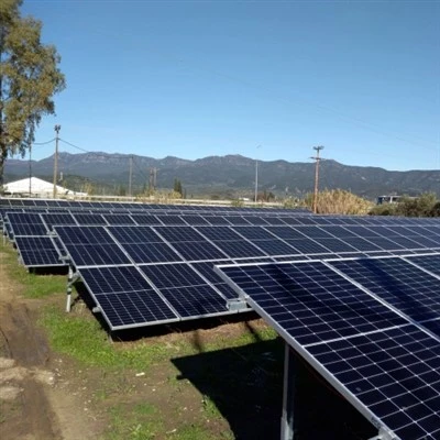 Estructura de muntatge del mòdul solar